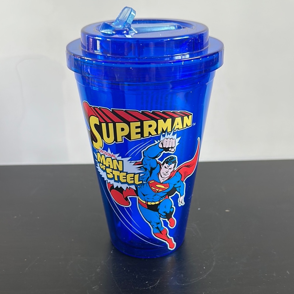 Superman Blue Tumbler Cup